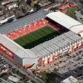 Bramall Lane Stadium Sheffield  aerial photo