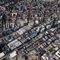Eyre Street Sheffield city centre S1 from the air 