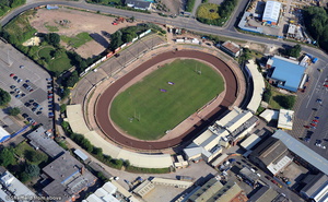 Owlerton Stadium Sheffield  aerial photo