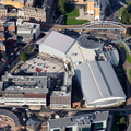  Ponds Forge International Sports Centre  Sheffield city centre  S1 from the air 