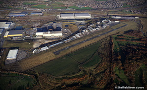 Sheffield City Airport  aerial photo