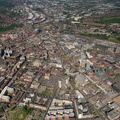 Sheffield city centre  aerial photograph