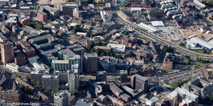  West Bar Green, Sheffield, S1   from the air 