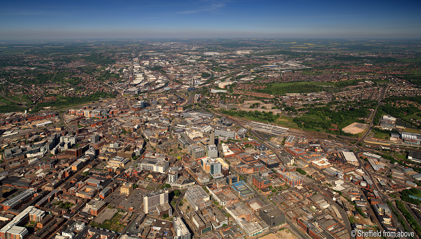Sheffield from above 